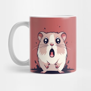 Scared Hamster Meme, funny tshirt, gift present ideas Mug